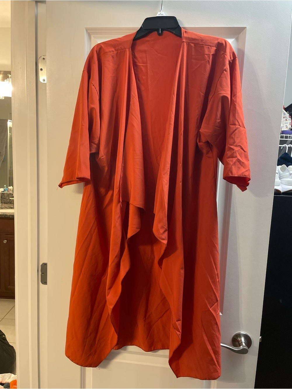 LuLaRoe Open-Front Draped Duster - Orange